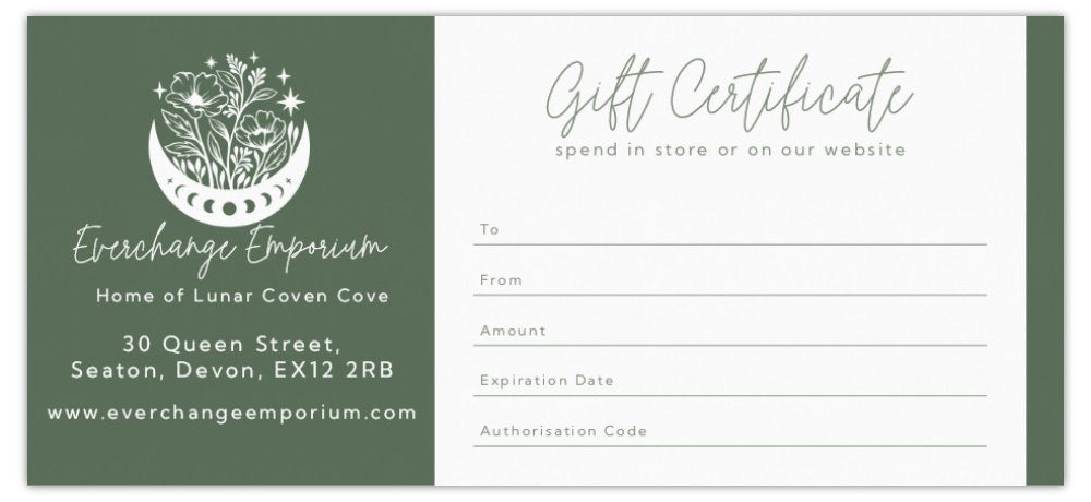 Gift Voucher for Lunar Coven Cove & Everchange Emporium