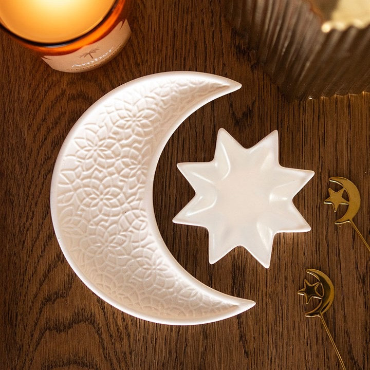 Crescent Moon & Star Trinket Dishes