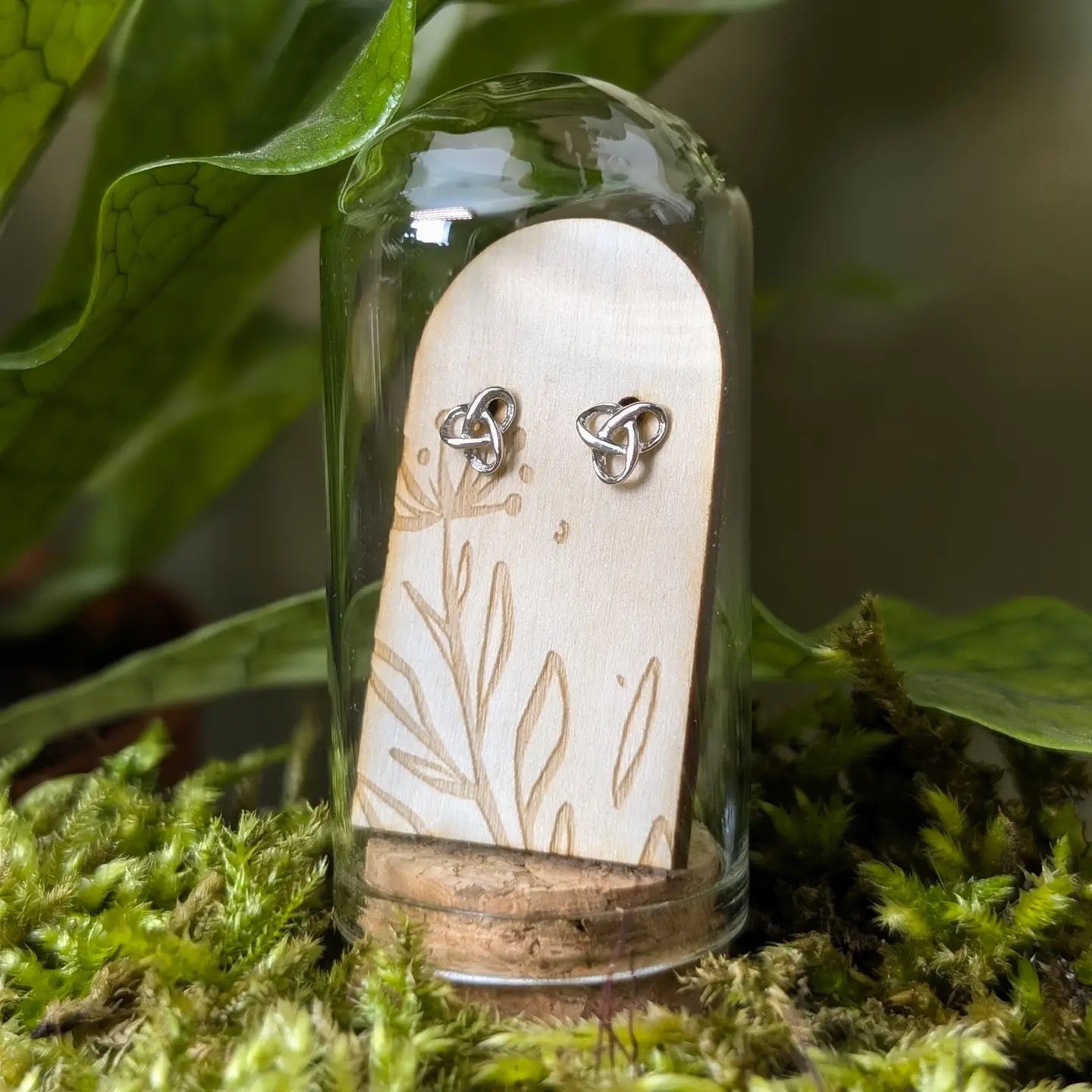 Celtic Sterling Silver Studs