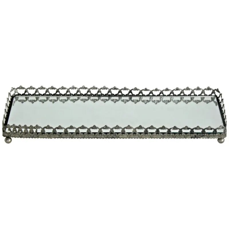 Mirror Tray : Rectangle : Filigree Edge