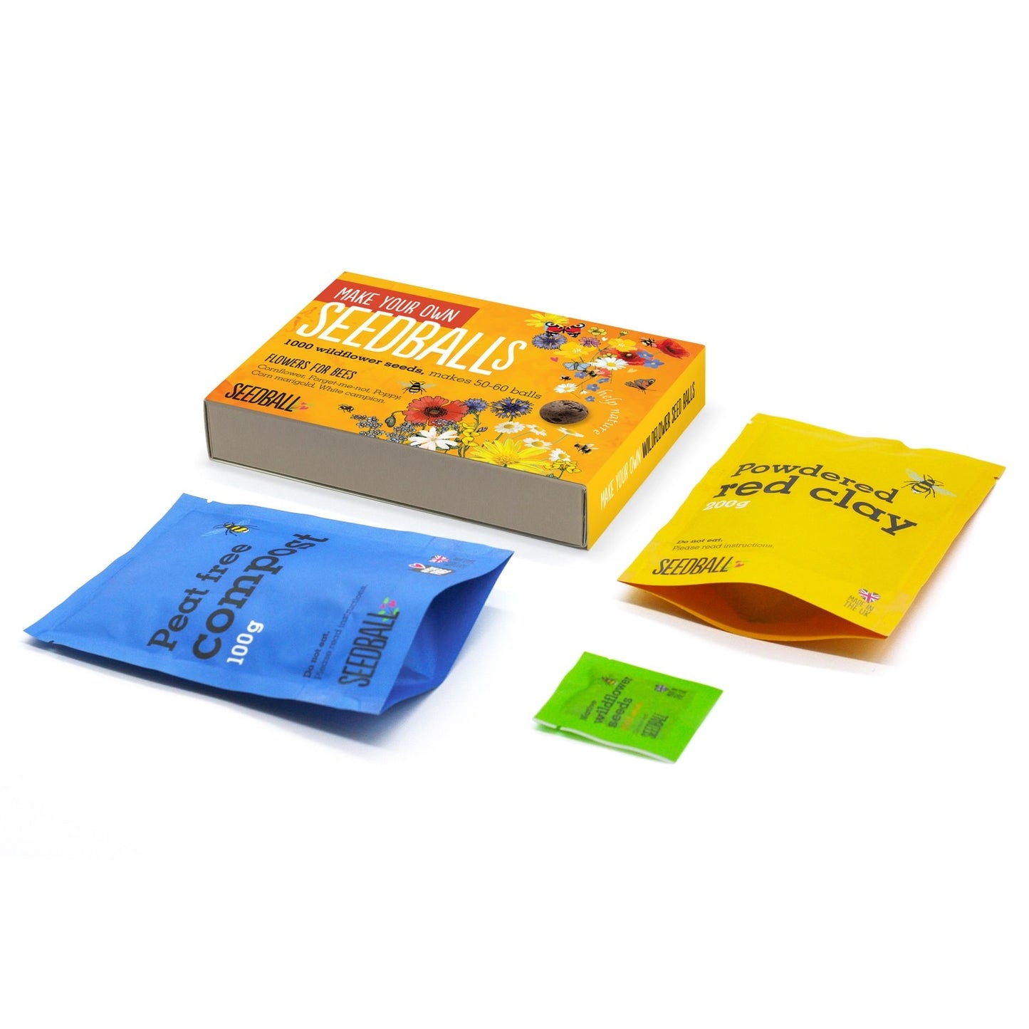 Make Your Own Seedball Kit - Flowers For Bees