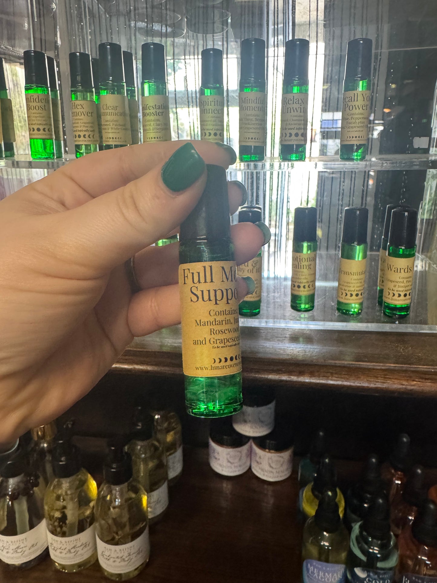 Full Moon Support Roll On Oil by Lunar Coven Cove