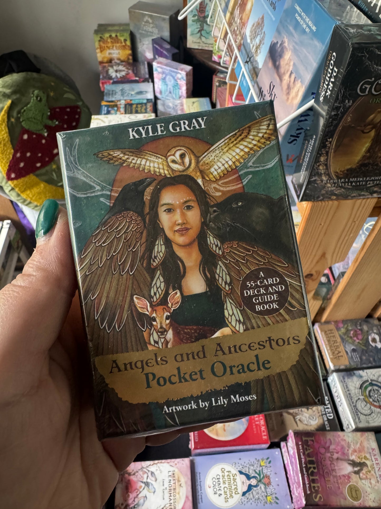 Angels and Ancestors Pocket Oracle : A 55-Card Deck and Guidebook by Kyle Gray