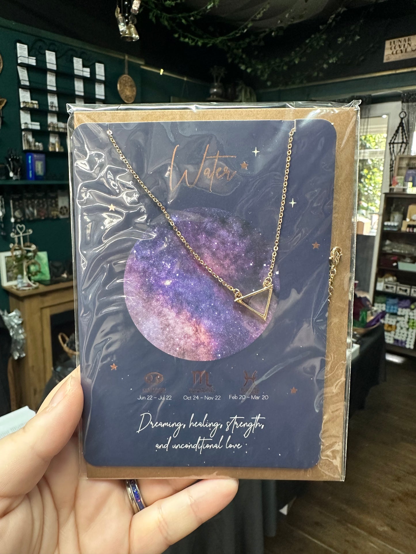 Element Necklace with gift card - Choose which you'd like to receive