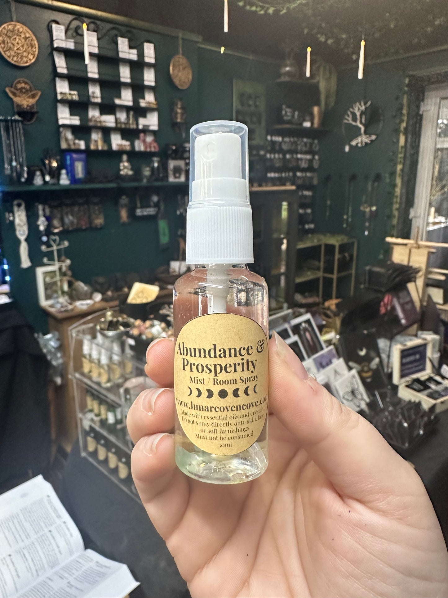 Abundance and Prosperity Mist / Spray in Glass Bottle