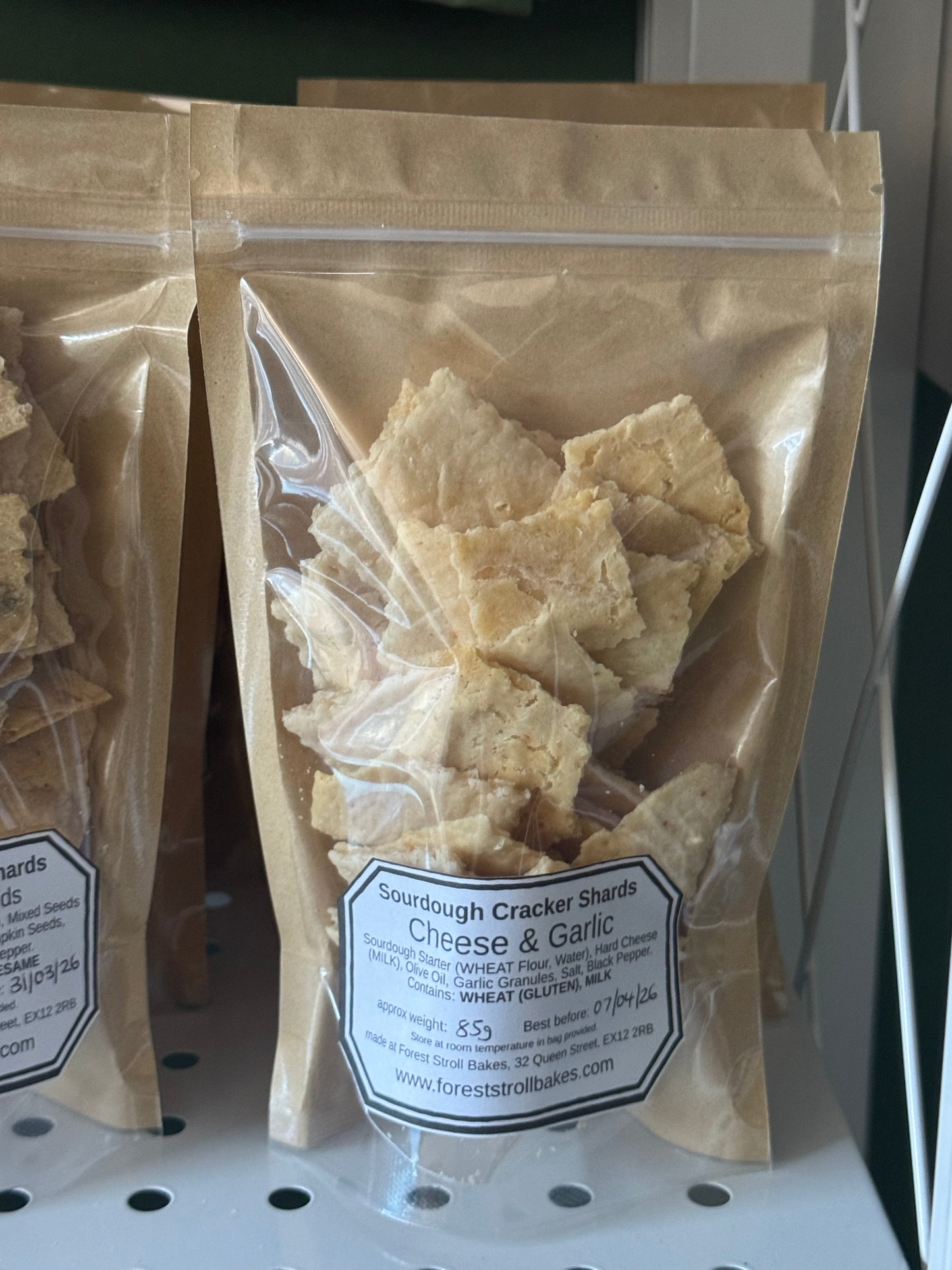 Sourdough Cracker Shards | Cheese & Herbs