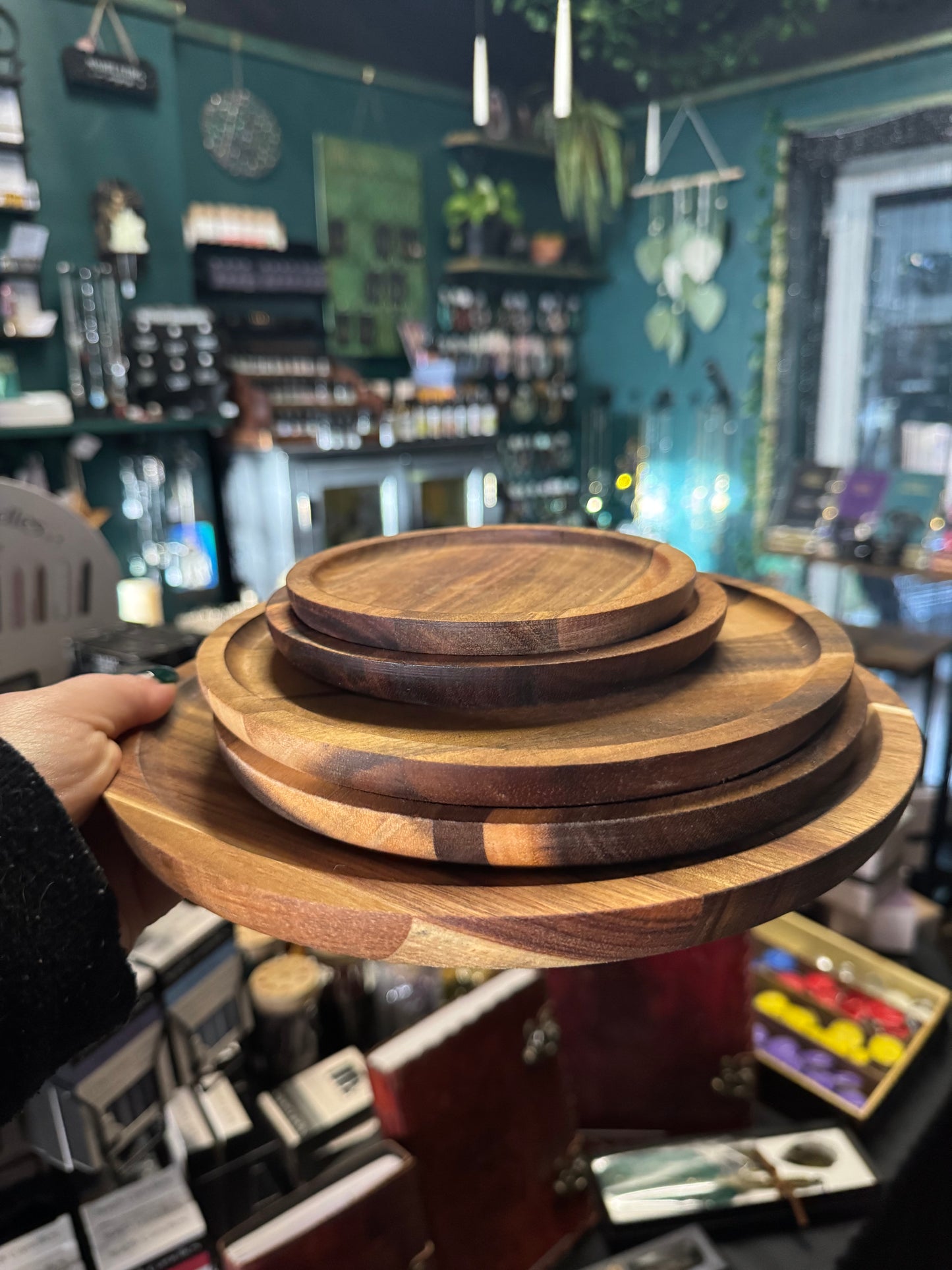 Wooden Tray for creating deity altar or using in spell work