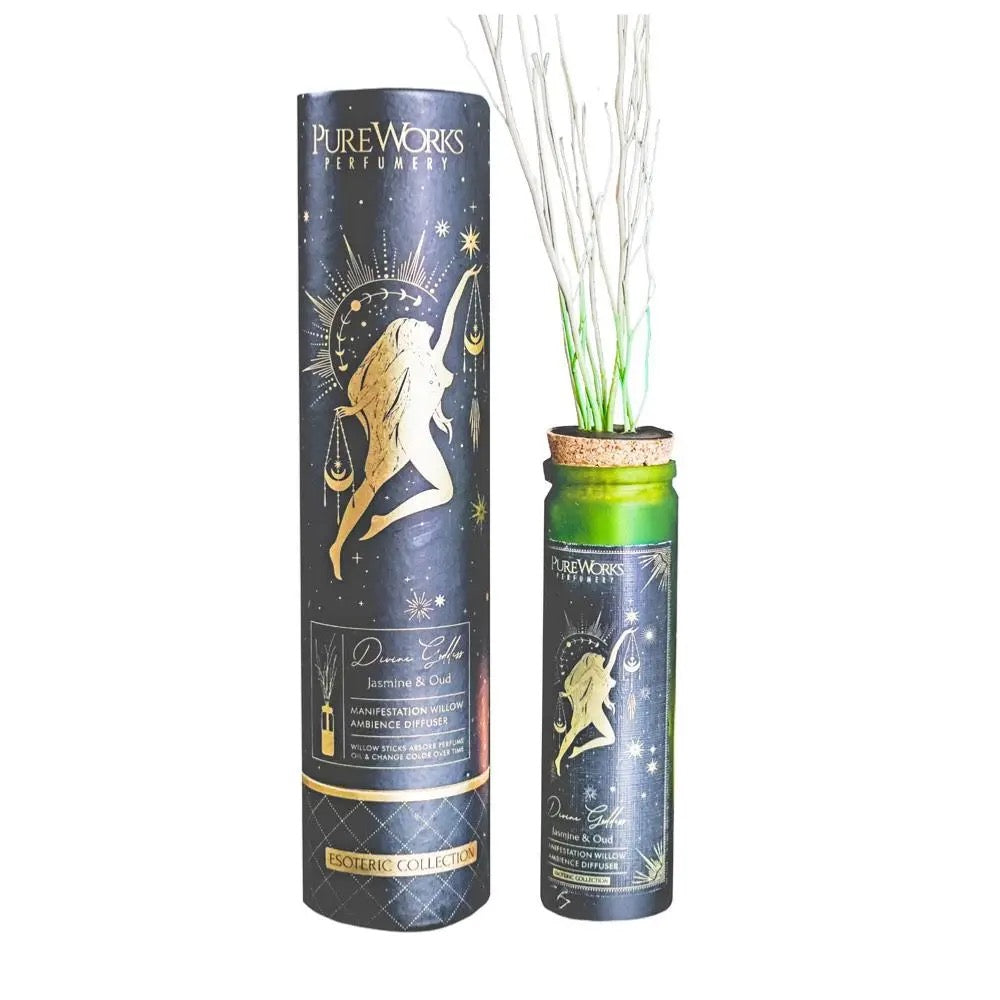 Divine Goddess - Jasmine and Oud Willow Stick Diffuser - Home Fragrance