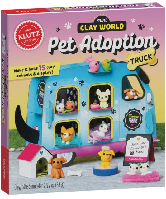Mini Clay World Pet Adoption Truck by Editors of Klutz