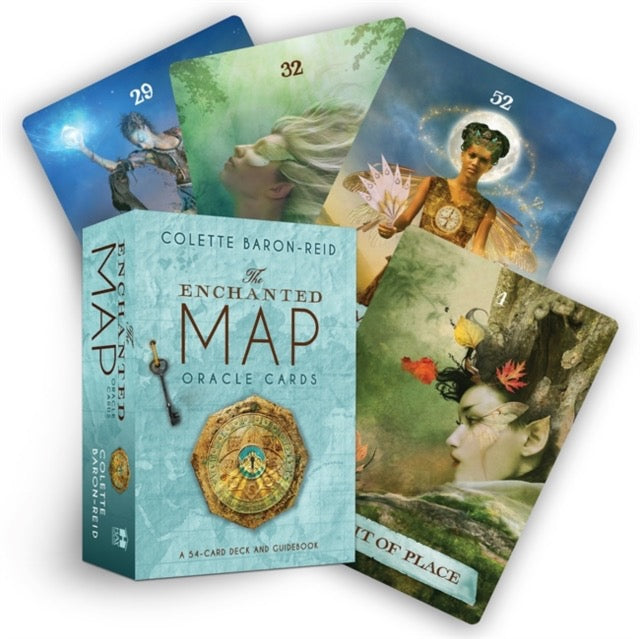 The Enchanted Map Oracle Cards : A 54-Card Oracle Deck for Love, Purpose, Healing, Magic and Happiness by Colette Baron-Reid
