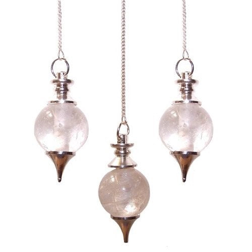 Clear Quartz Pendulum
