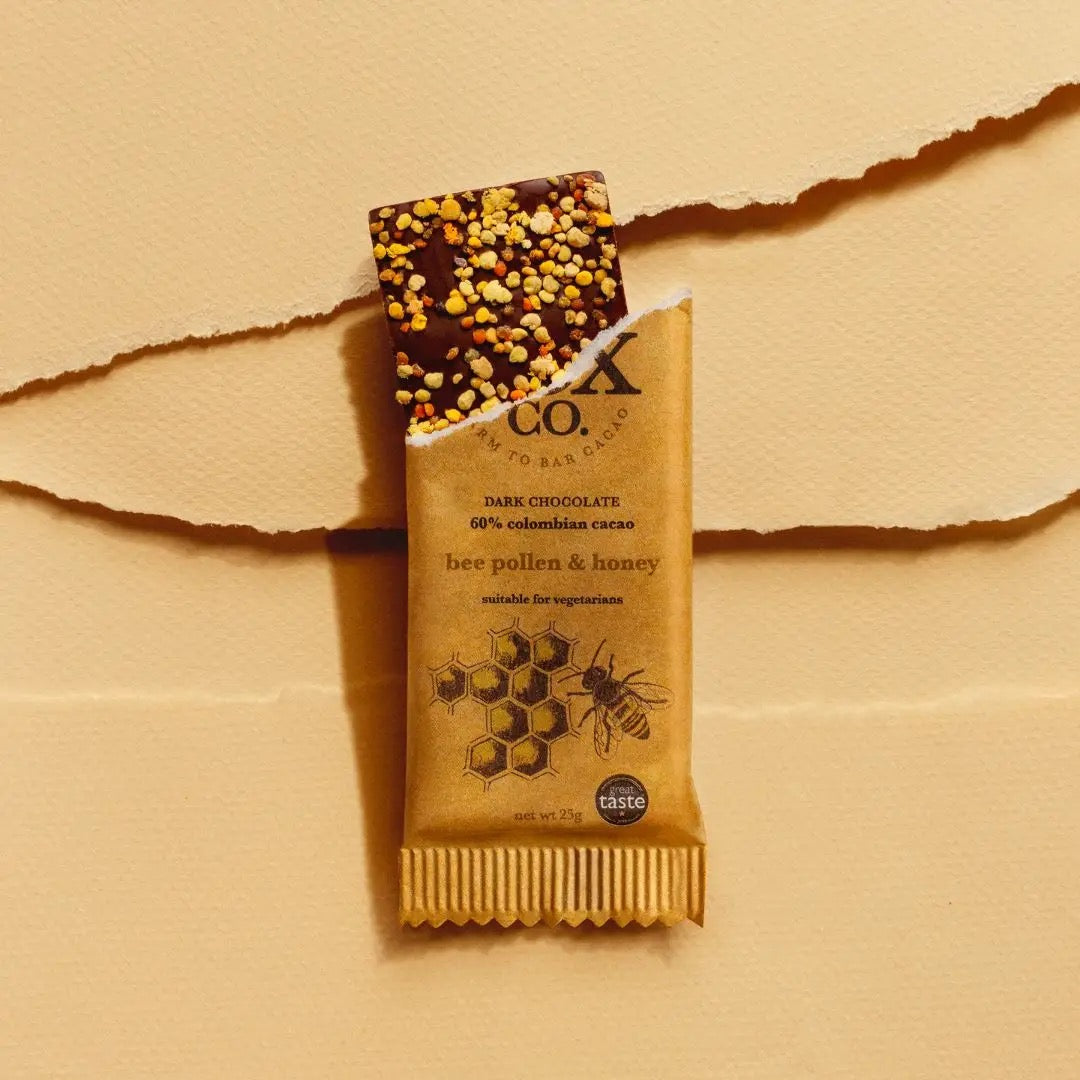 Bee Pollen & Honey Chocolate Bar 25g