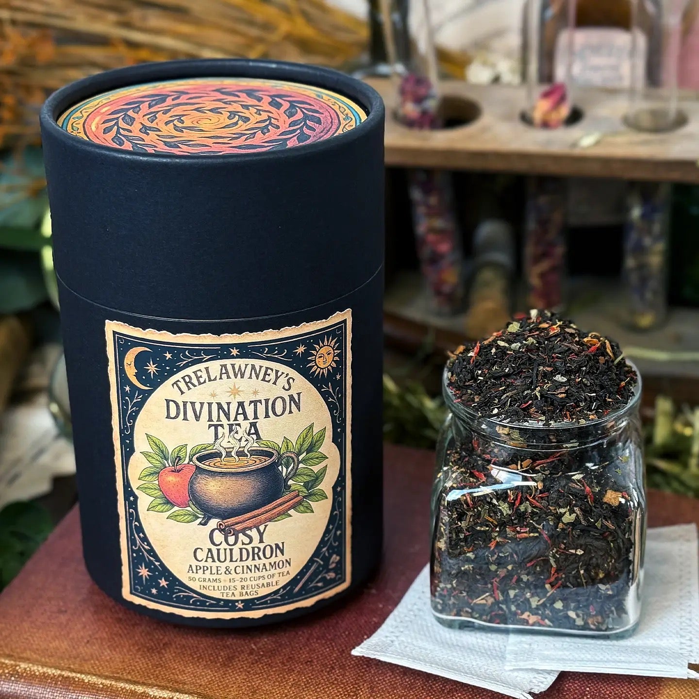 Cosy Cauldron Tea - Tea Blend in a beautiful keepsake container