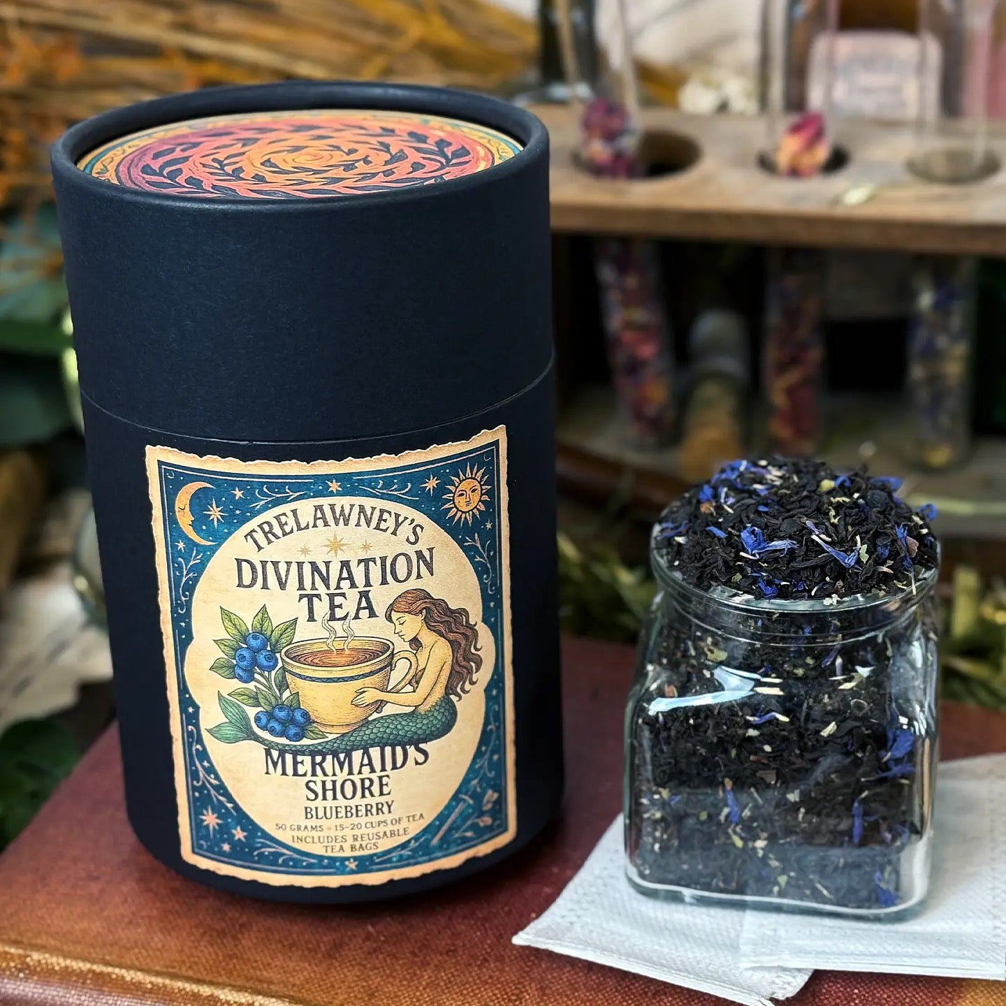 Mermaid's Shore Tea - Tea Blend with beautiful keepsake storage container