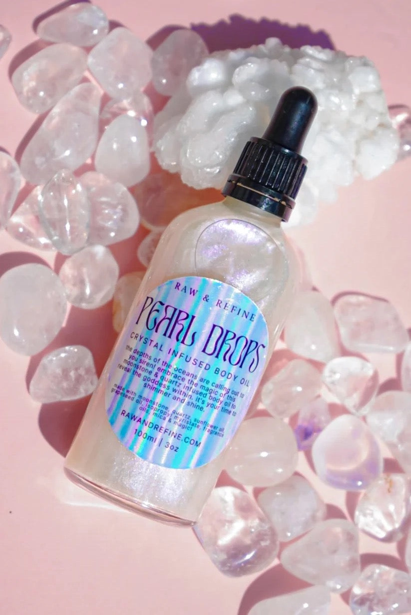 Pearl Drops Crystal Infused Body Oil