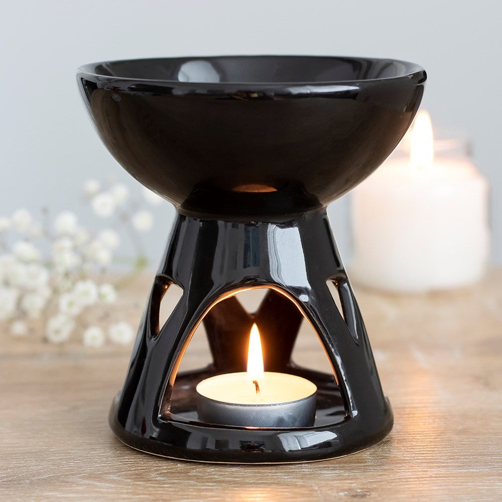Simmer Pot - Black - Deep Bowl Oil & Wax Warmer