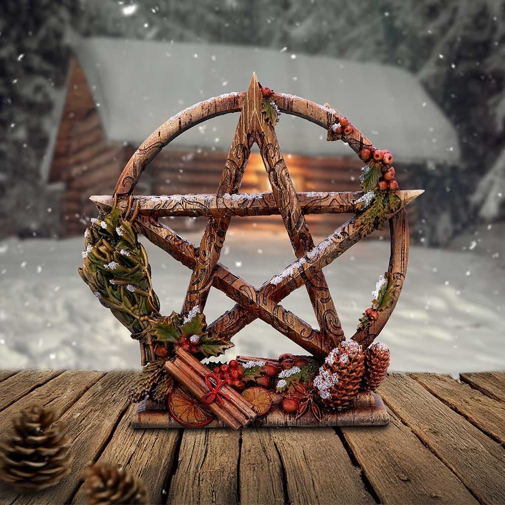 Yule / Winter Pentagram Decoration