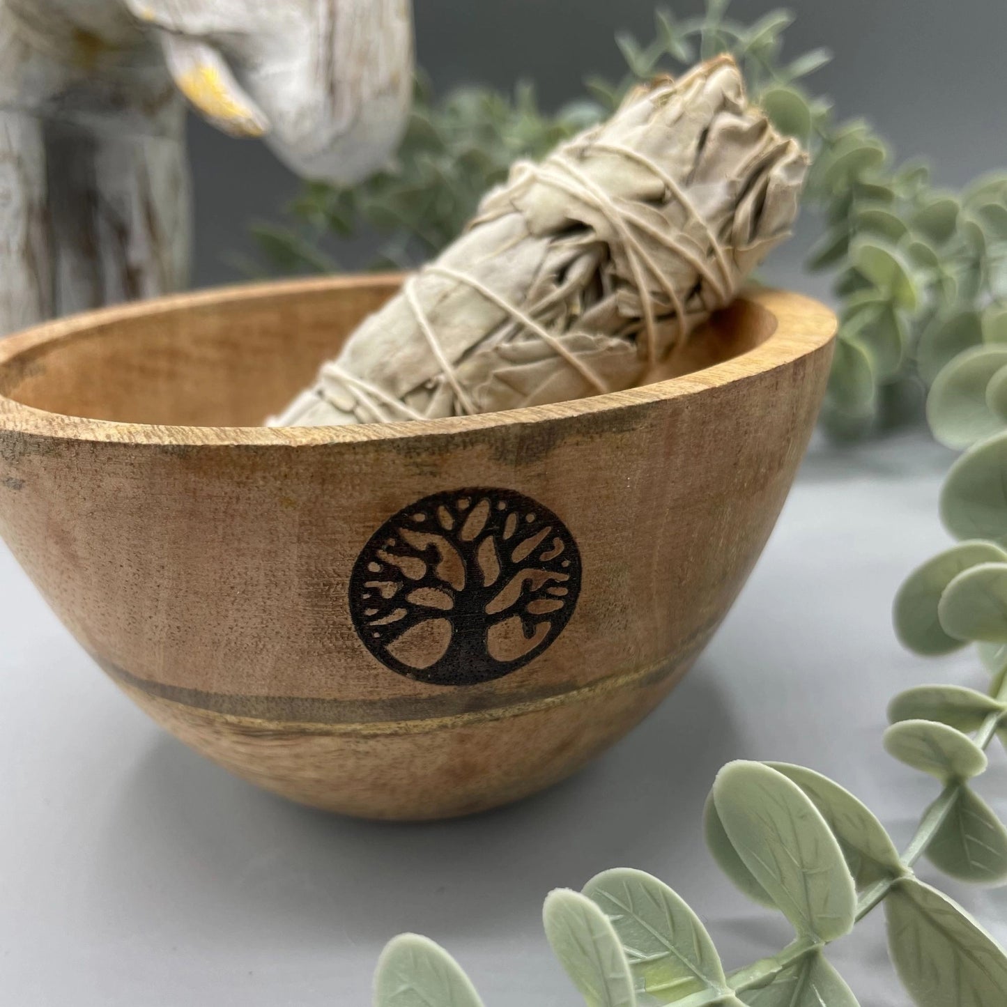 Altar Bowl - Tree of Life - Wooden