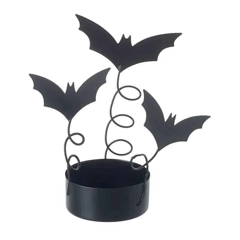 Black Bat Tealight candle holder