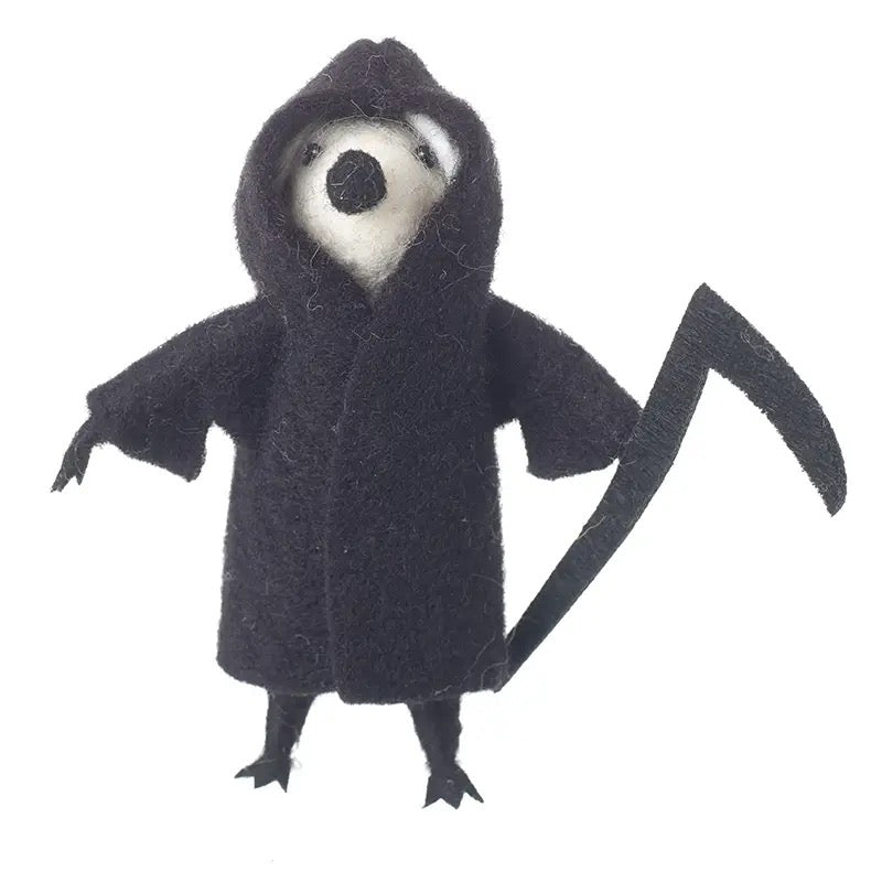 Grim Reaper Felt Mouse
