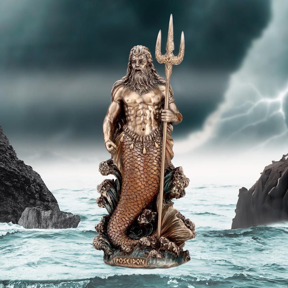 Poseidon God of the Sea (18.5cm)