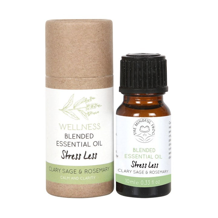 CLARY SAGE & ROSEMARY BLENDED ESSENTIAL OIL (Stress Less)