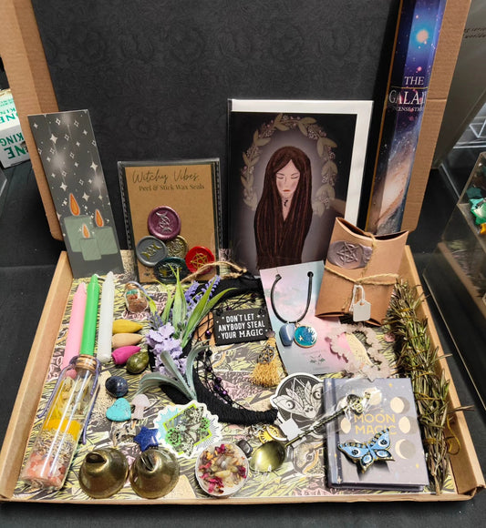 Mystery Box of witchy and wellness items from Lunar Coven Cove