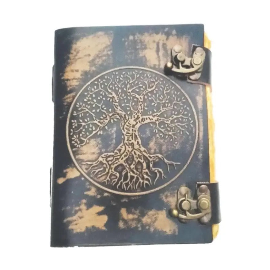 Tree of Life Black / Kraft Notebook Grimoire  (13 X 18cm)