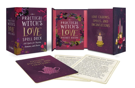 The Practical Witch's Love Spell Deck : 100 Spells for Passion, Romance, and Desire by Cerridwen Greenleaf