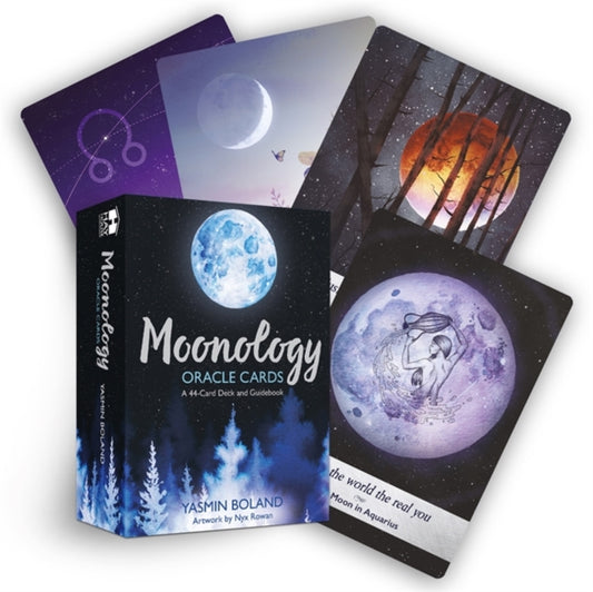 Moonology (TM) Oracle Cards : A 44-Card Moon Astrology Oracle Deck and Guidebook by Yasmin Boland