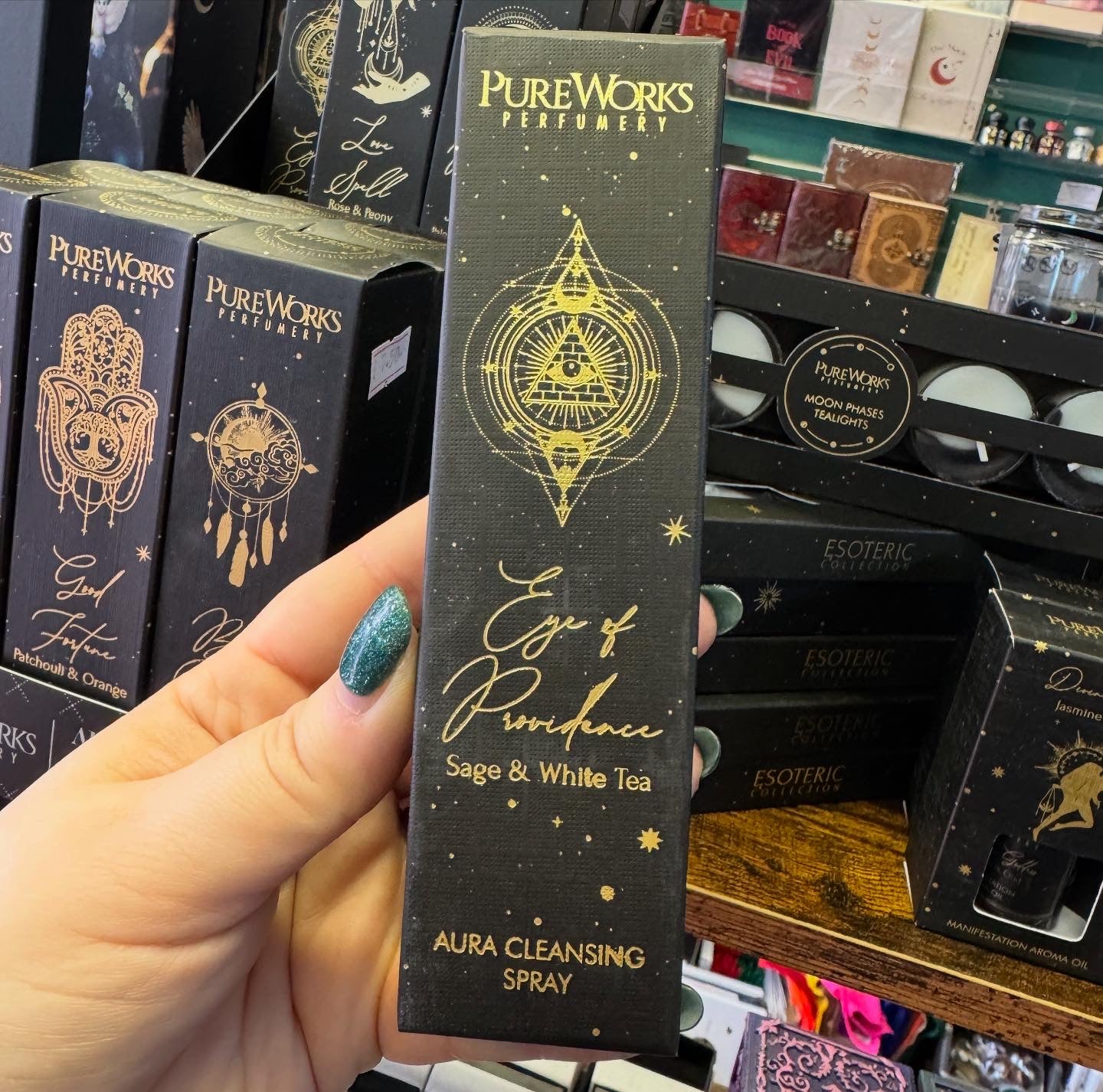 Eye of Providence Spray - Sage and White Tea - Aura Cleansing Spray - Home Fra