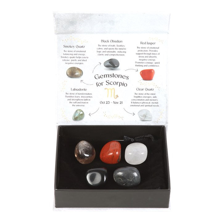 CRYSTAL TUMBLESTONE SET - Choose a Zodiac Sign