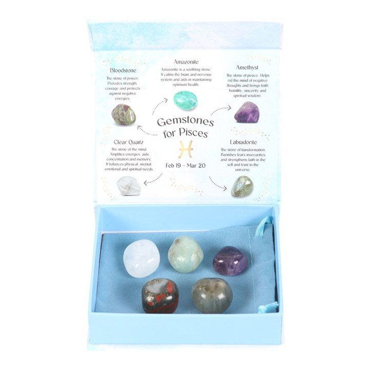 CRYSTAL TUMBLESTONE SET - Choose a Zodiac Sign