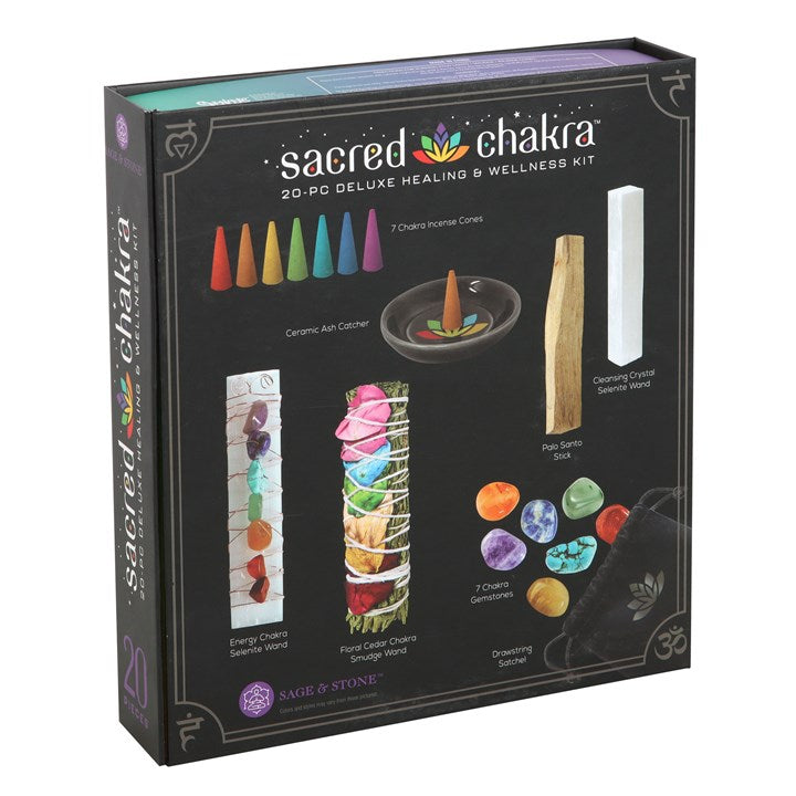 SACRED CHAKRA DELUXE HEALING AND WELLNESS KIT