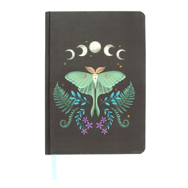 Lunar Moth A5 Notebook