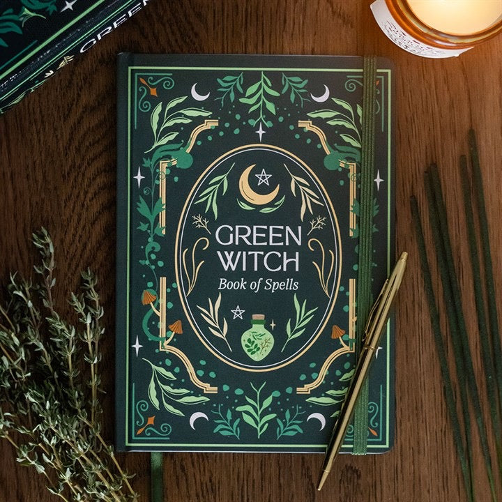 Green Witch Notebook A5