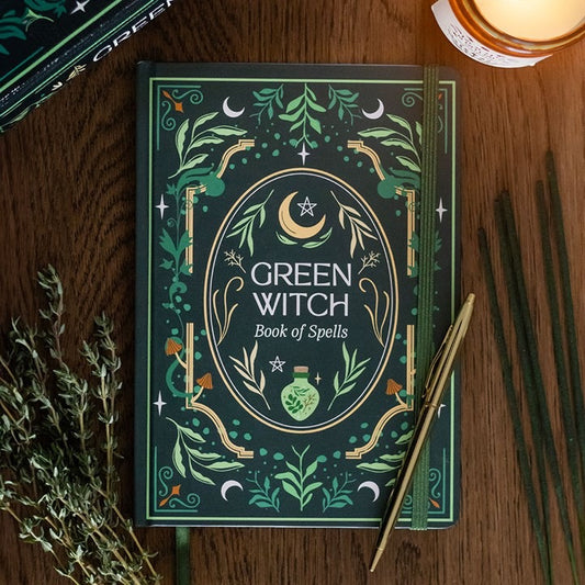Green Witch Notebook A5
