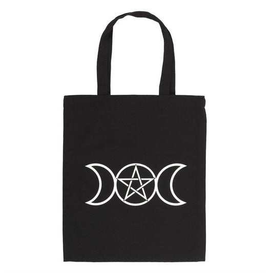 TRIPLE MOON POLYCOTTON TOTE BAG