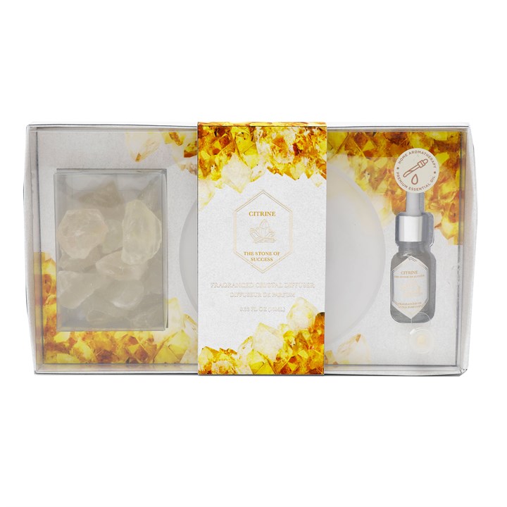 Citrine Crystal Oil Diffuser Tray