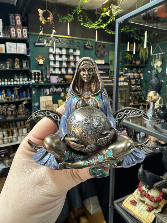 Triple Moon Goddess Figurine