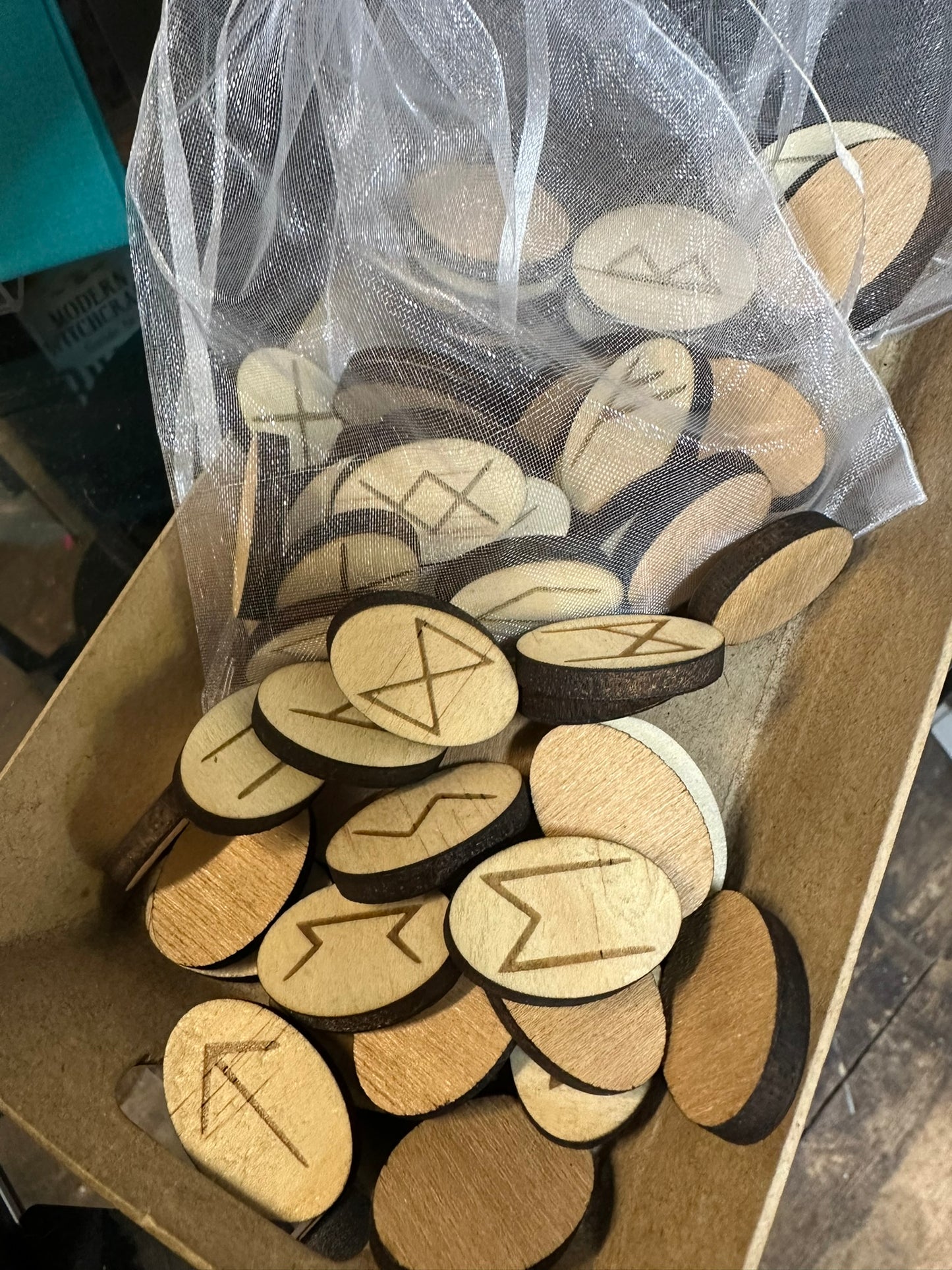 Runes - Wooden Rune Set – Lunar Coven Cove