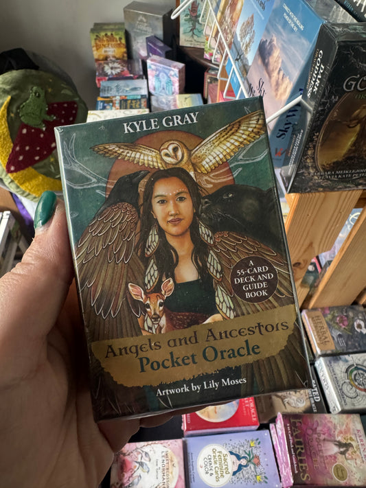 Angels and Ancestors Pocket Oracle : A 55-Card Deck and Guidebook by Kyle Gray