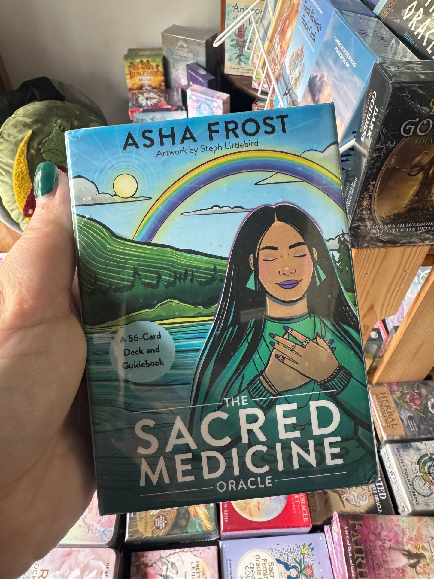 The Sacred Medicine Oracle : A 56-Card Deck and Guidebook by Asha Frost