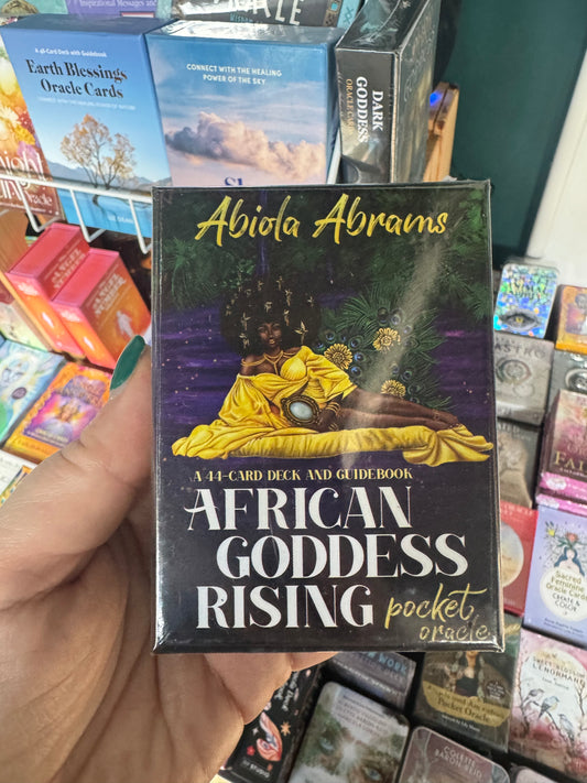 African Goddess Rising Pocket Oracle : A 44-Card Deck and Guidebook by Abiola Abrams