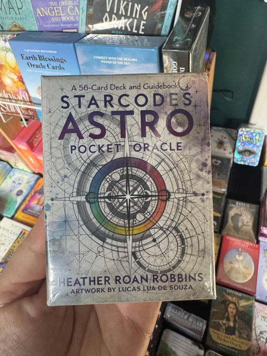 Starcodes Astro Pocket Oracle : A 56-Card Deck and Guidebook by Heather Roan Robbins