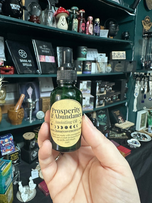 Prosperity and Abundance Anointing Oil for Spells and Rituals