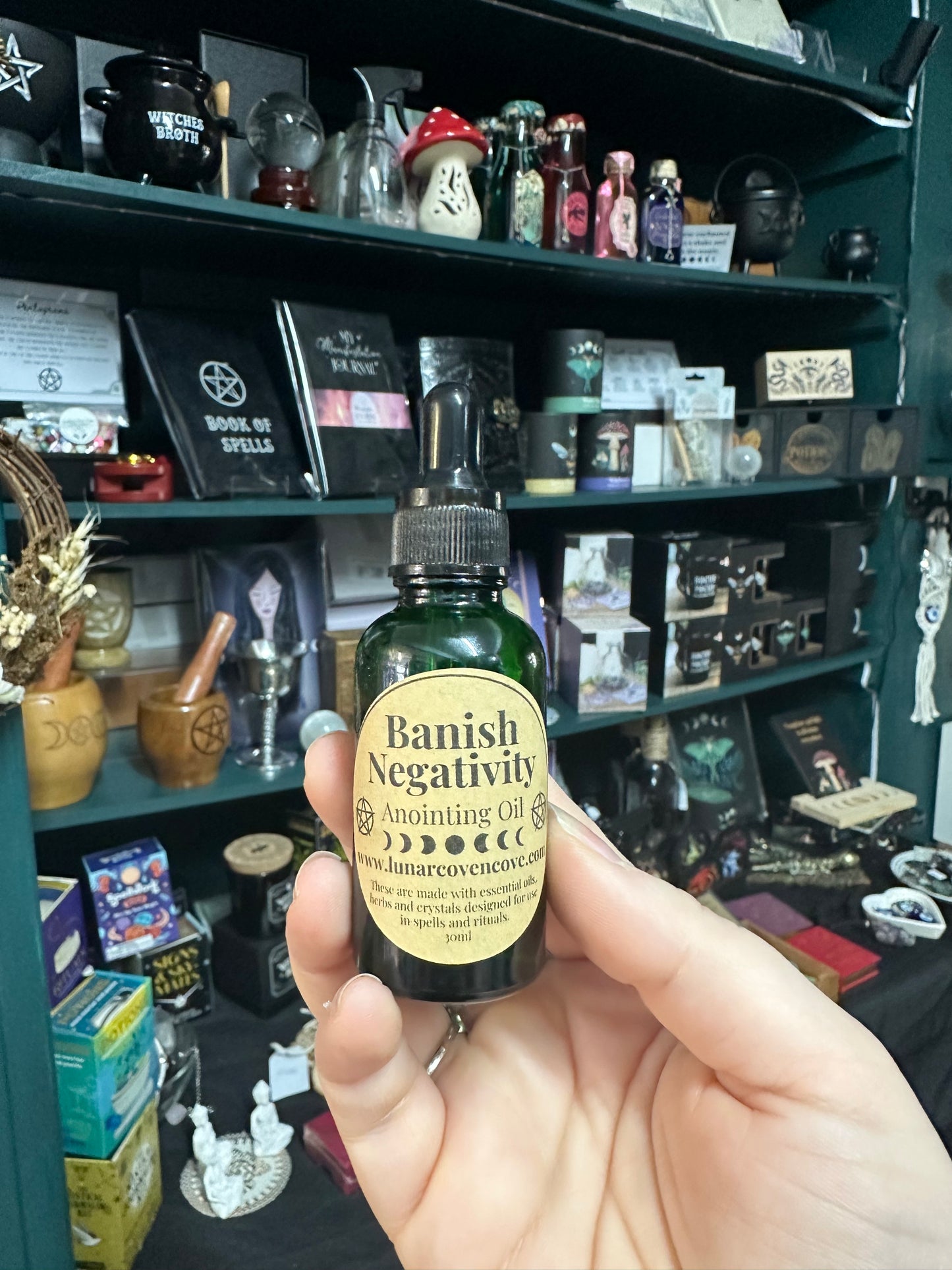 Banish Negativity Anointing Oil for Spells and Rituals