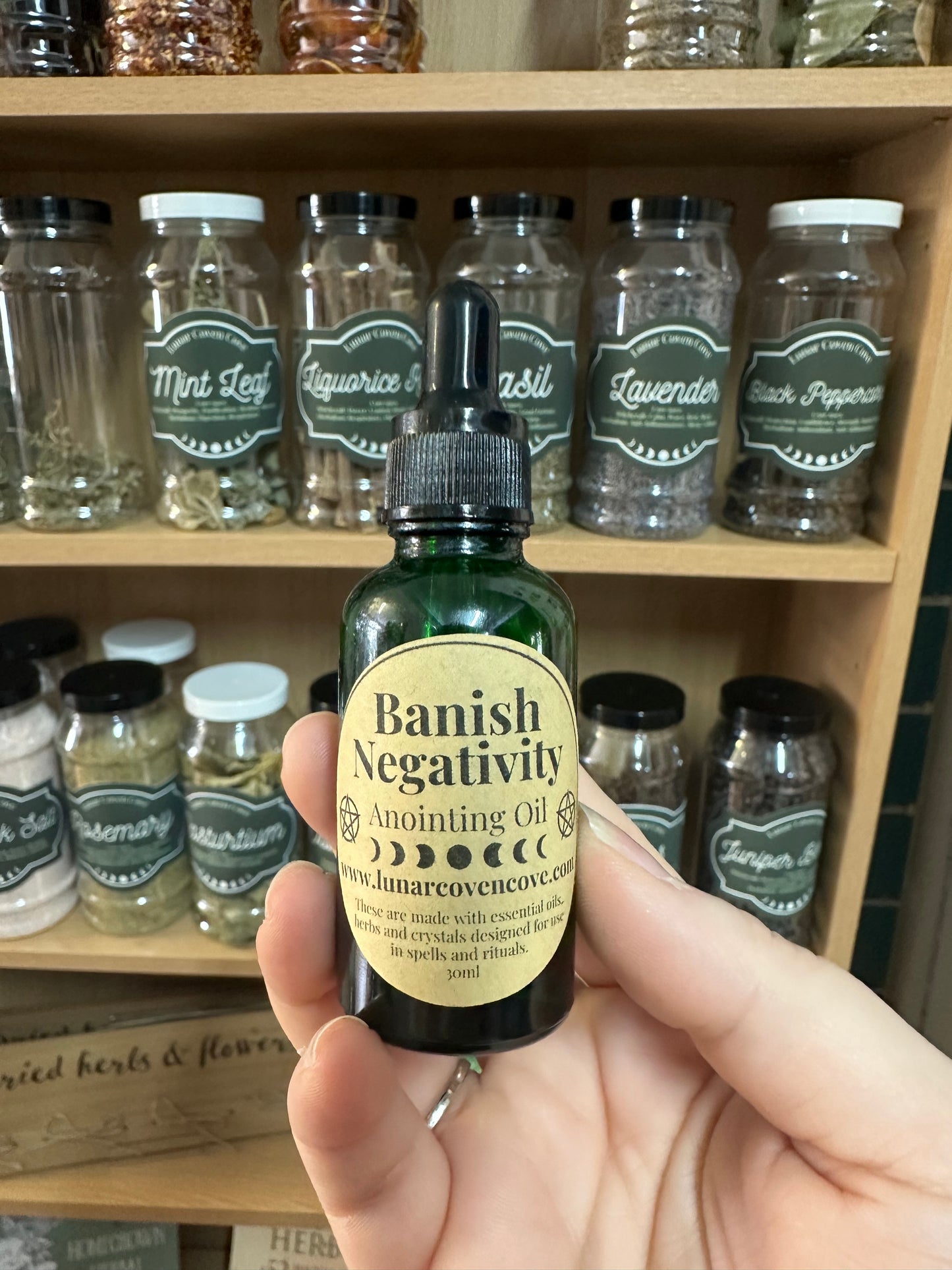 Banish Negativity Anointing Oil for Spells and Rituals