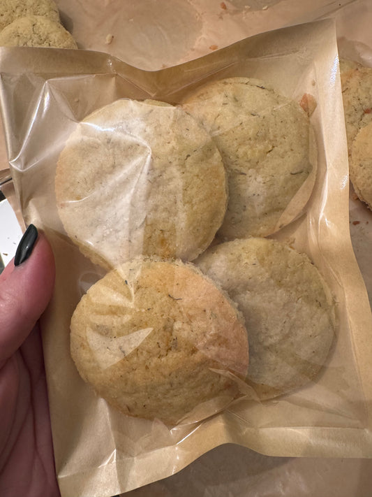 Lemon & Rosemary 'Spring Awakening' Sourdough Cookies (Pack of 4)