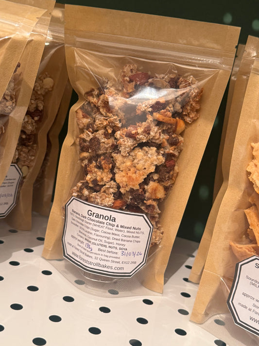 Sourdough Granola | Dark Chocolate, Mixed Nuts & Banana chips
